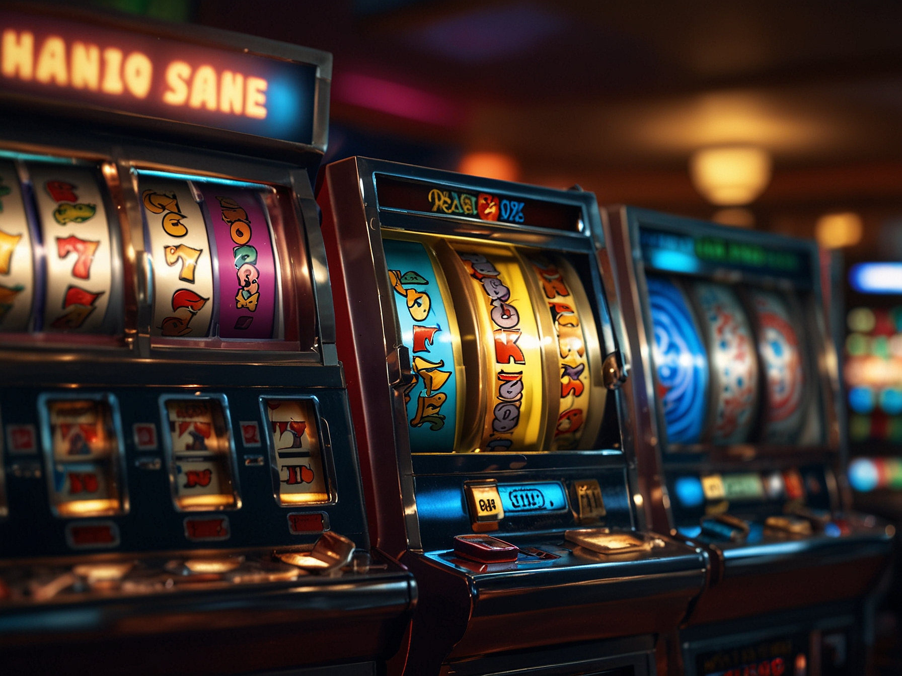 Slot maşınları görüntüsü